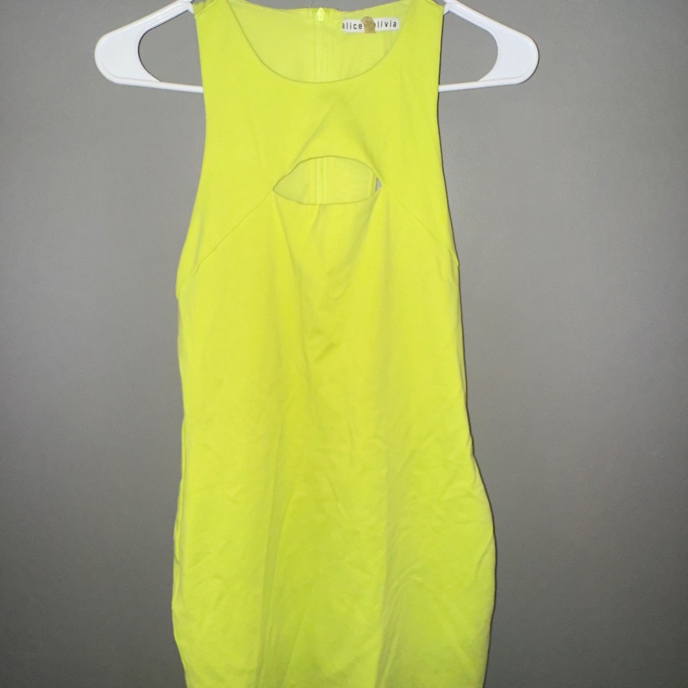 Alice + Olivia Gara Cutout Mini Sleeveless Dress